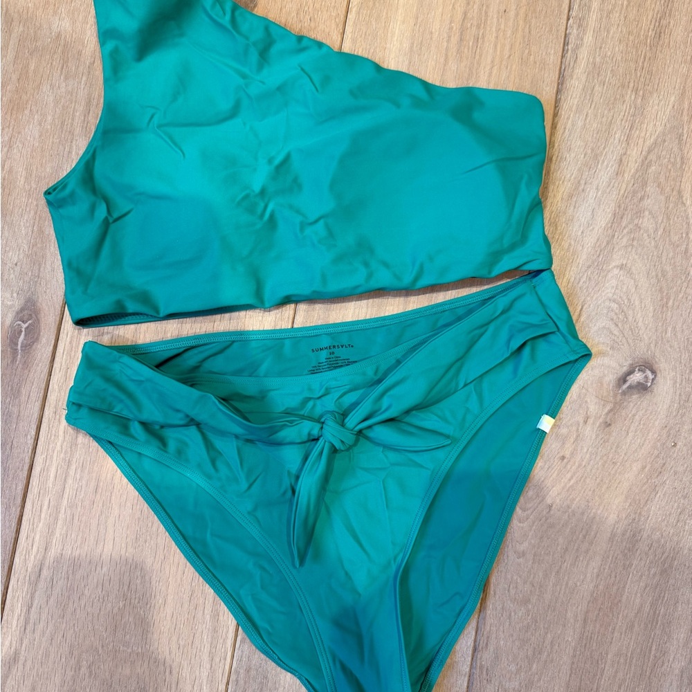 Summersalt Vibrant Green Bikini Set